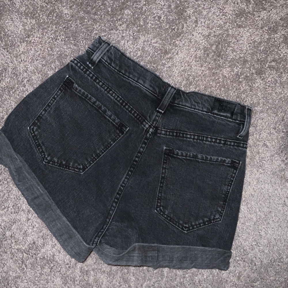 Black Jean Shorts